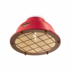 Plafoniera stile nautico in ceramica con griglia Mary Ferroluce Viadurini