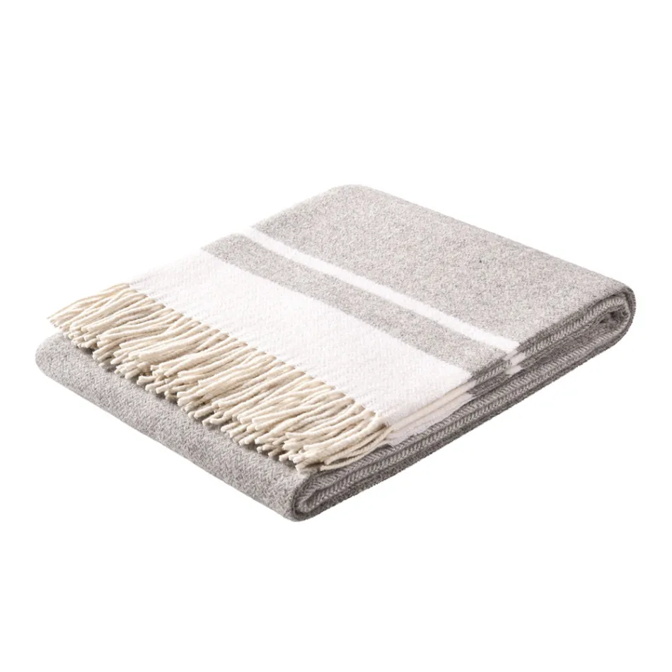 Plaid in Misto Lana Ultra-Morbido e Soffice Made in Italy - Caldoso Viadurini