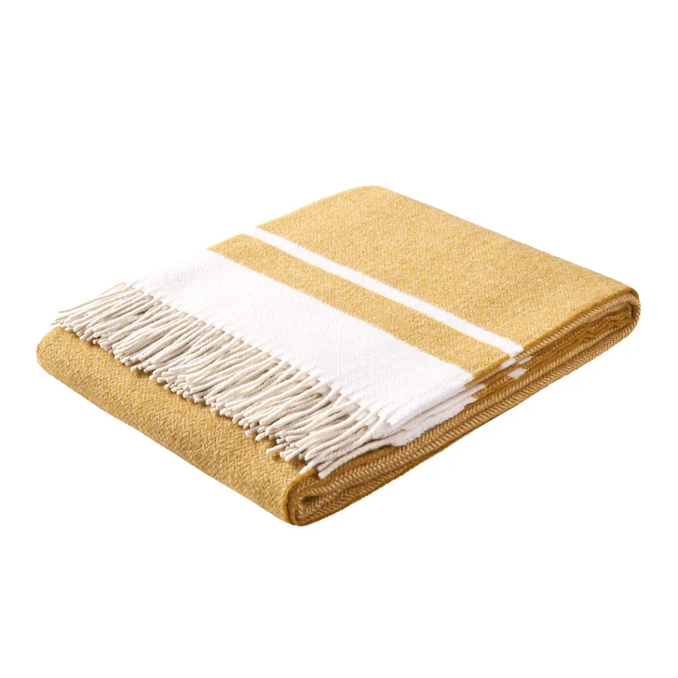 Plaid in Misto Lana Ultra-Morbido e Soffice Made in Italy - Caldoso Viadurini