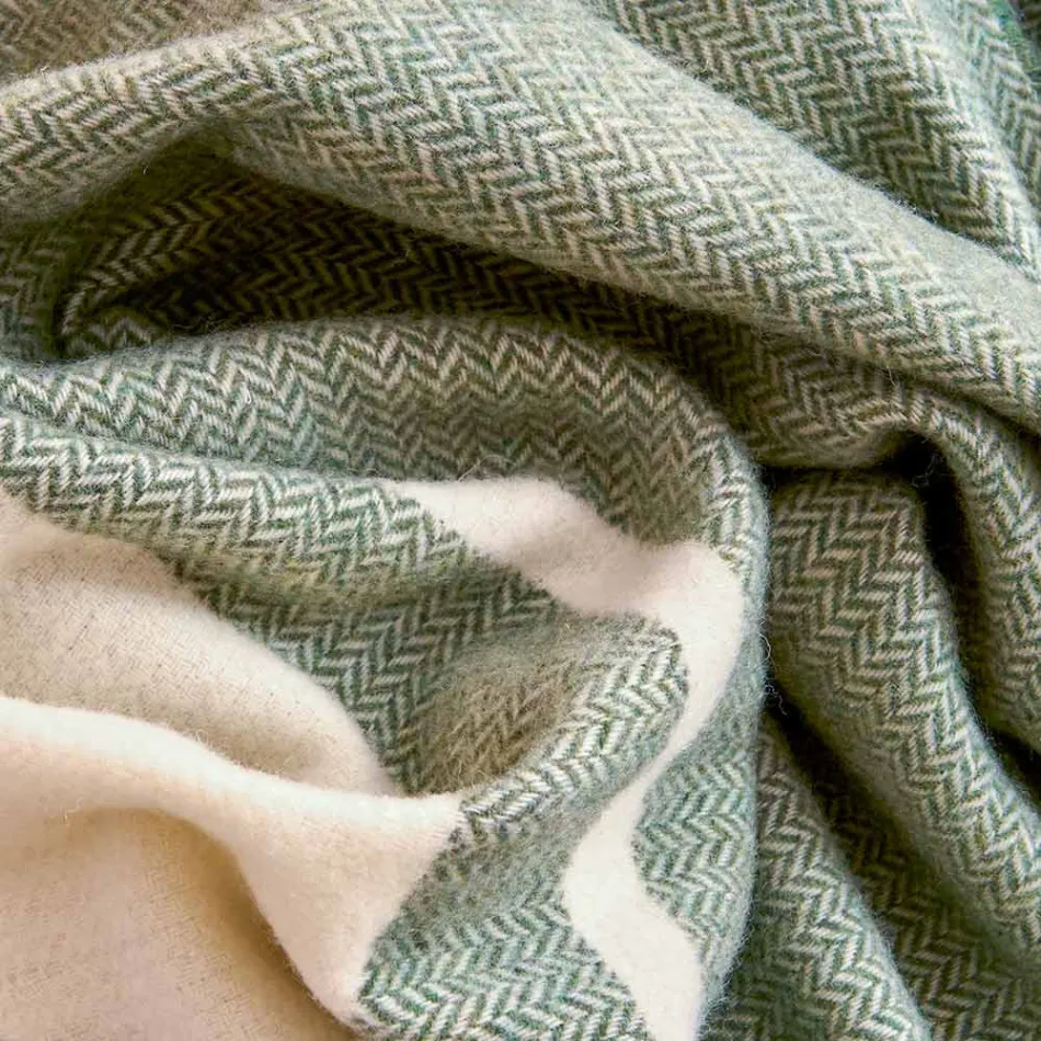 Plaid in Misto Lana Ultra-Morbido e Soffice Made in Italy - Caldoso Viadurini