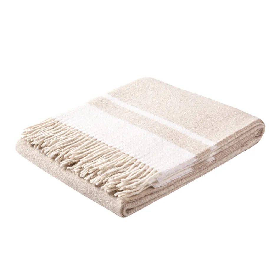 Plaid in Misto Lana Ultra-Morbido e Soffice Made in Italy - Caldoso Viadurini