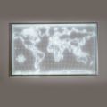Planisfero Luminoso da Parete Realizzato in Plexiglass Made in Italy - Amaris