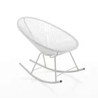 Poltrona a Dondolo da Interno ed Esterno in Metallo - Elio Viadurini