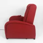 Poltrona alzapersona 2 motori con massaggio shiatsu made in Italy Bria Viadurini