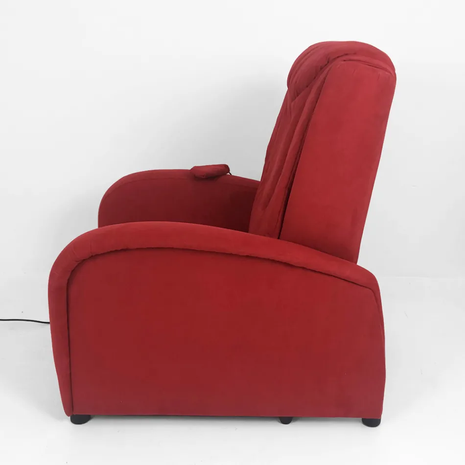 Poltrona alzapersona 2 motori con massaggio shiatsu made in Italy Bria Viadurini