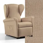 Poltrona Alzapersona con Funzioni Lift, Relax e Bed Made in Italy - Talita Viadurini