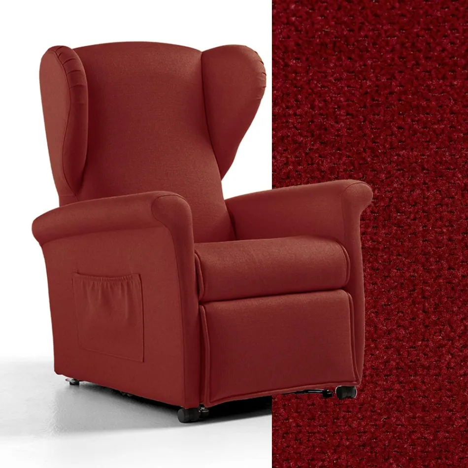 Poltrona Alzapersona con Funzioni Lift, Relax e Bed Made in Italy - Talita Viadurini