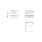 Poltrona Angolare Destra da Esterno in Alluminio e Cinghie Made in Italy - Juliediv Viadurini