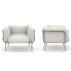 Poltrona Bassa da Esterno con Seduta Imbottita Made in Italy - Fioriera Viadurini