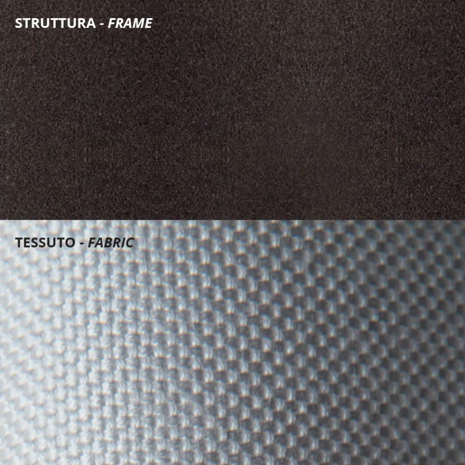 Poltrona Bassa da Giardino in Acciaio Zincato con Braccioli Made in Italy - Selvaggia Viadurini