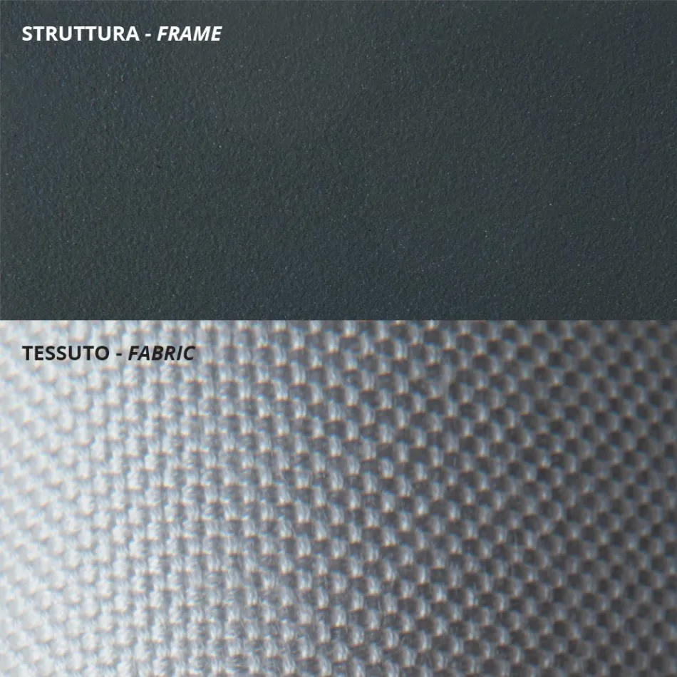 Poltrona Bassa da Giardino in Acciaio Zincato con Braccioli Made in Italy - Selvaggia Viadurini