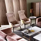 Poltrona bergére in tessuto di design Grilli Wilde made in Italy Viadurini