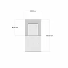 Poltrona Chaise Longue di Design Etnico in Velluto Grigio o Blu Bianco – Fibra Viadurini