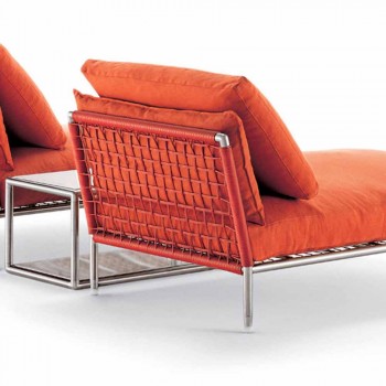 Poltrona Chaise Longue di Design Moderno per Giardino Made in Italy - Ontario1