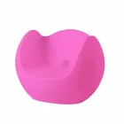 Poltrona colorata dondolo Slide Blos luminosa rotonda fatta in Italia Viadurini