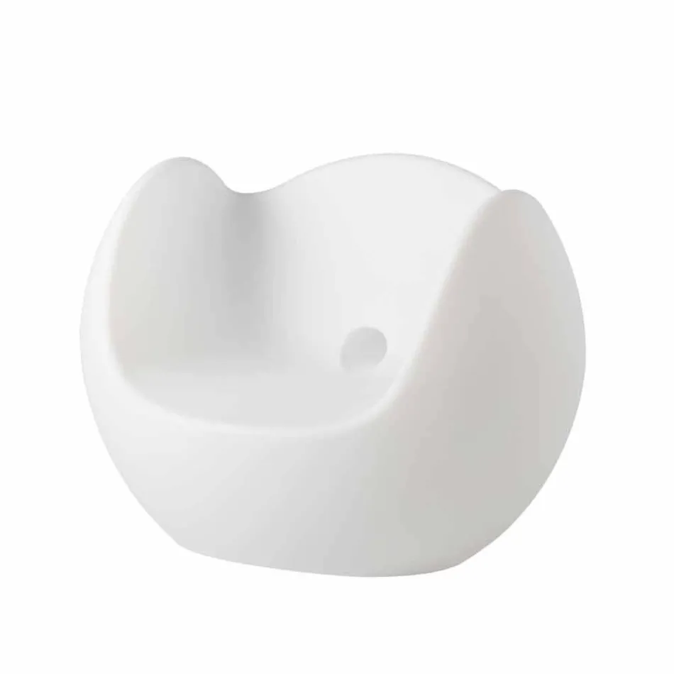 Poltrona colorata dondolo Slide Blos luminosa rotonda fatta in Italia Viadurini