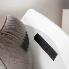 Poltrona con Base in Metallo, Struttura in Polipropilene e Cuscini in Tessuto - Tablet Viadurini