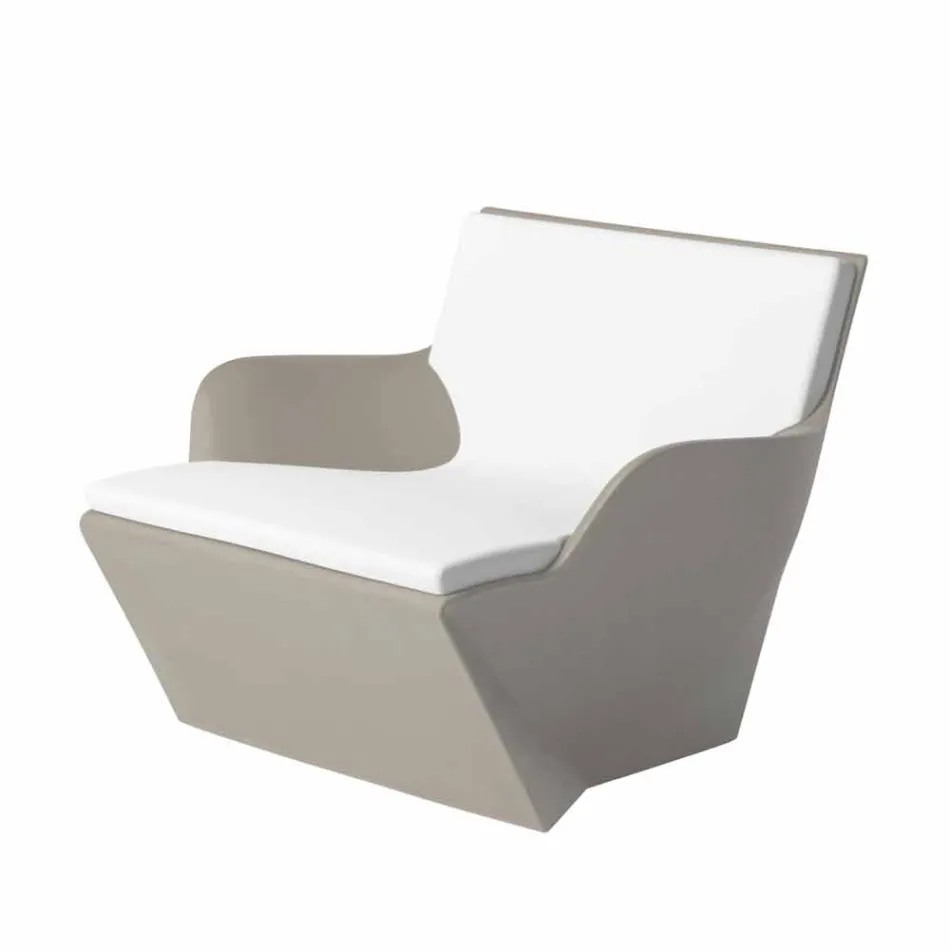 Poltrona con braccioli Slide Kami San design moderno fatta in Italia Viadurini