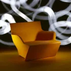 Poltrona con braccioli Slide Kami San design moderno fatta in Italia Viadurini