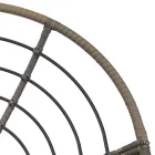 Poltrona con Struttura in Alluminio Ricoperta da Polyrattan e Tavolino - Puntina Viadurini