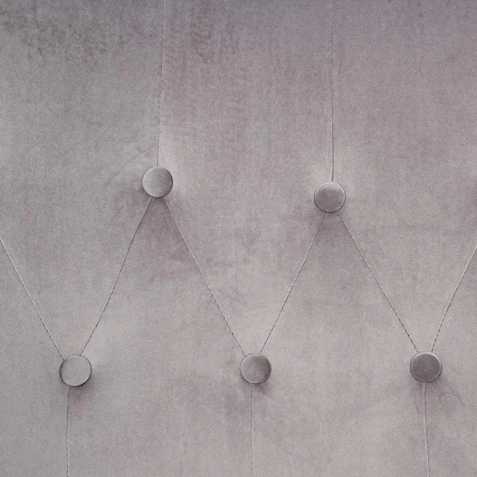 Poltrona con Struttura Regolabile in Acciaio Cromato e Velluto - Giulia Viadurini