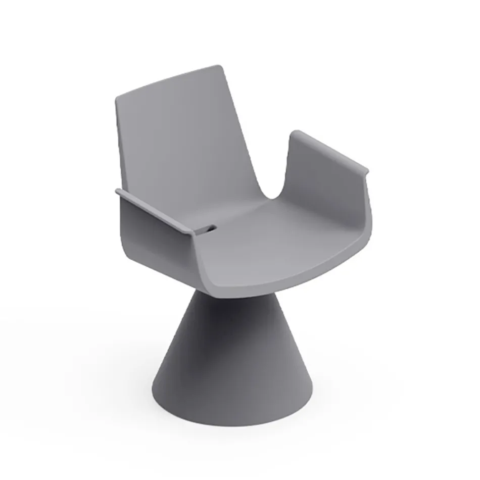 Poltrona da Esterno con Braccioli in Polietilene - Pool Viadurini