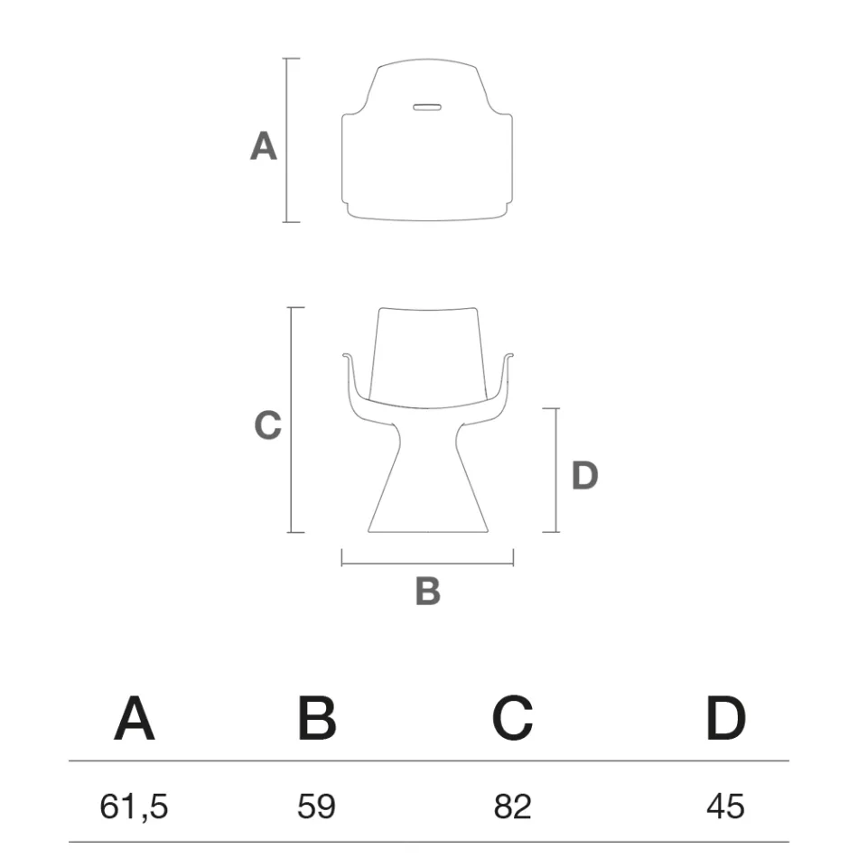 Poltrona da Esterno con Braccioli in Polietilene - Pool Viadurini