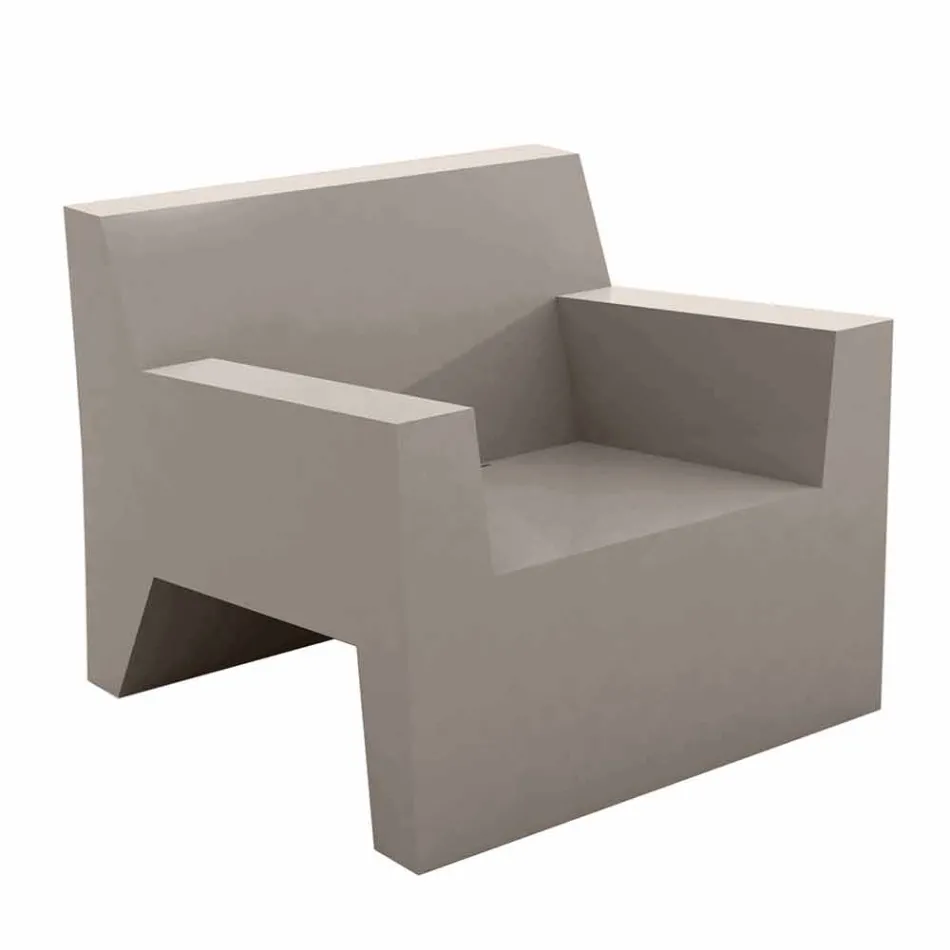 Poltrona da esterno di design Jut by Vondom, in resina di polietilene Viadurini