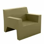 Poltrona da esterno di design Jut by Vondom, in resina di polietilene Viadurini