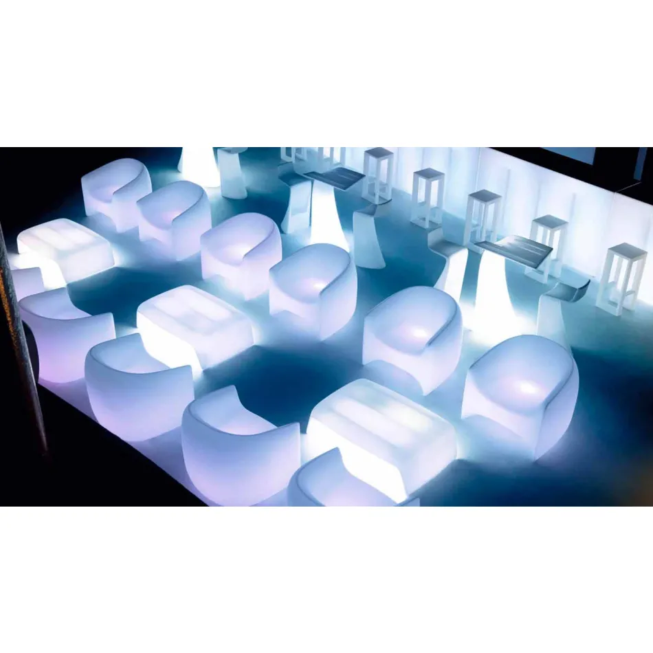 Poltrona da esterno iin resina di polietilene Blow Vondom, di design Viadurini