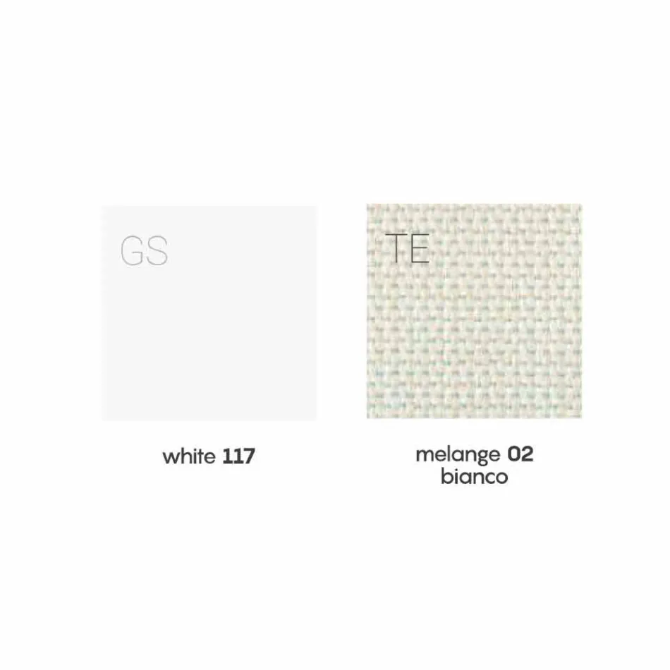 Poltrona da Esterno Imbottita di Design Bianco e Moderno - Samurai by Myyour Viadurini