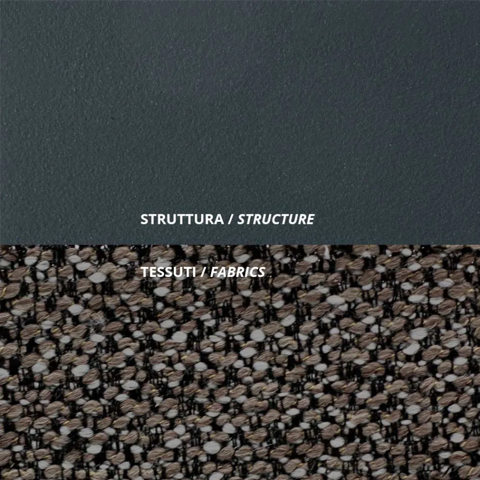 Poltrona da Esterno in Acciaio e Polipropilene Prodotta in Italia – Astrid Viadurini