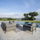 Poltrona da Esterno in Acciaio e Polipropilene Prodotta in Italia – Astrid Viadurini