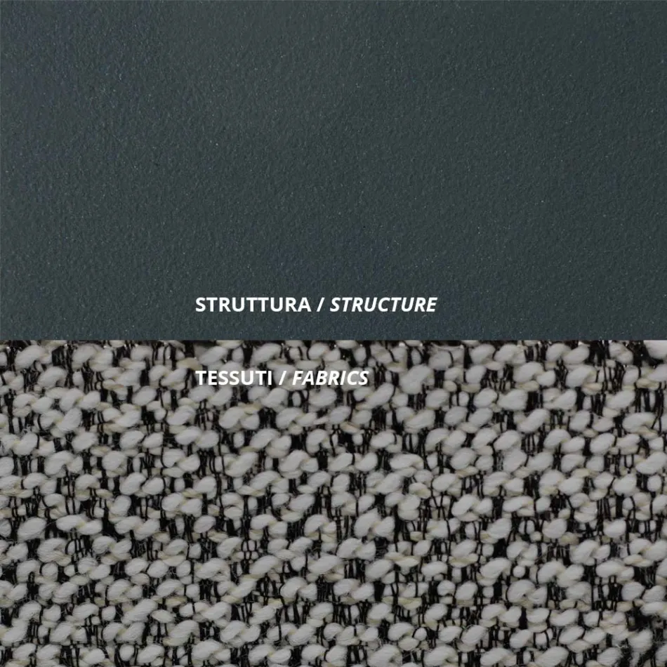 Poltrona da Esterno in Acciaio e Polipropilene Prodotta in Italia – Astrid Viadurini