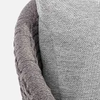 Poltrona da Esterno in Intreccio di Corda e Legno di Teak, Homemotion - Callum Viadurini