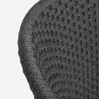 Poltrona da Esterno in Legno e Corda con Cuscino, Homemotion, 2 Pezzi - Oskana Viadurini