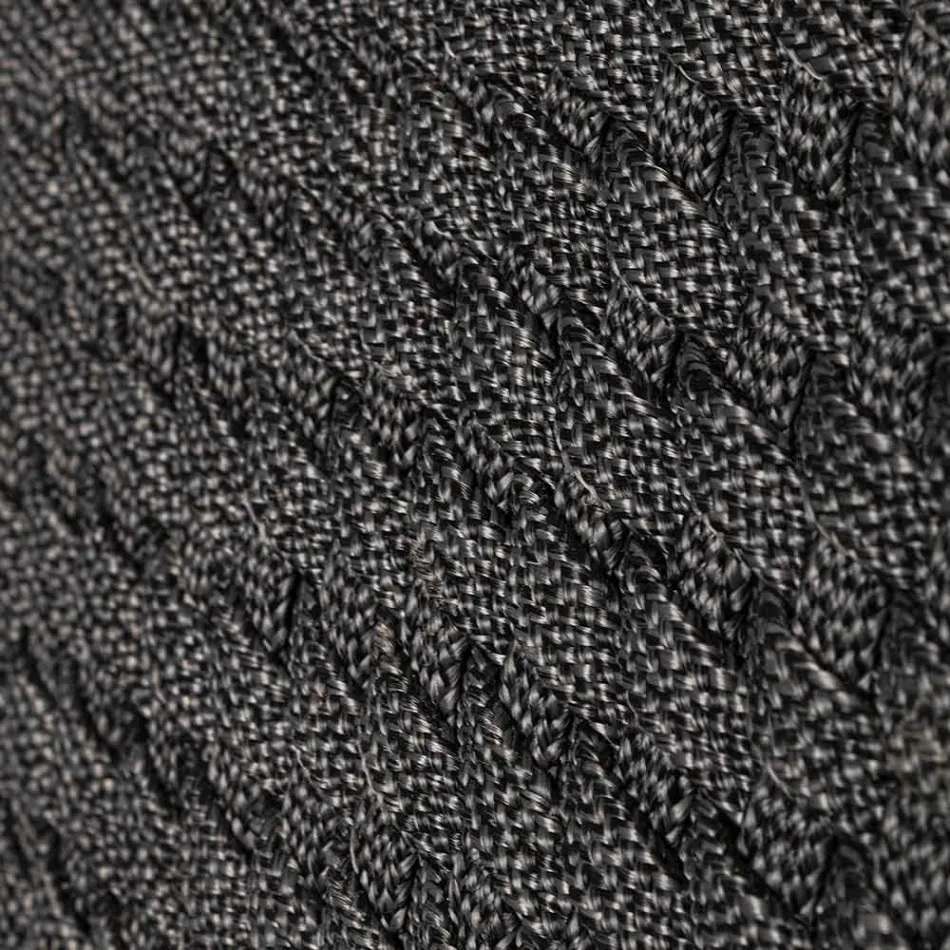 Poltrona da Esterno in Legno e Corda con Cuscino, Homemotion, 2 Pezzi - Oskana Viadurini