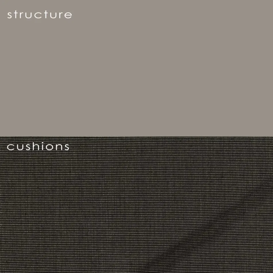 Poltrona da Esterno in Polietilene con Cuscino Made in Italy - Freccia Viadurini