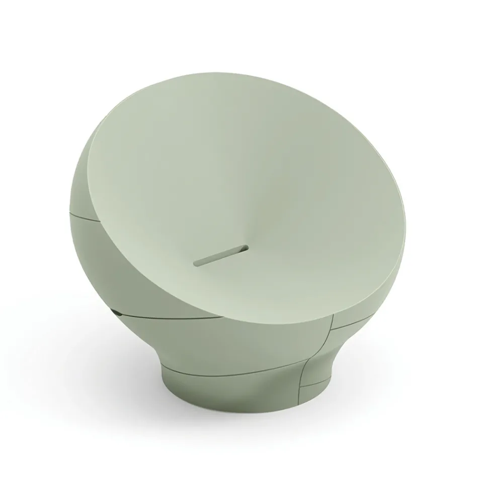 Poltrona da Esterno in Polietilene Disponibile in Diversi Colori - Salvietta Viadurini