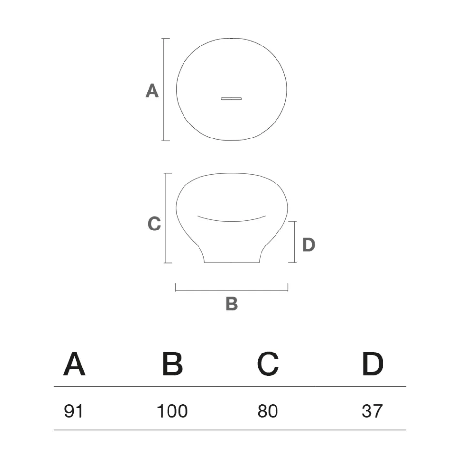 Poltrona da Esterno in Polietilene Disponibile in Diversi Colori - Salvietta Viadurini