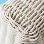 Poltrona da Esterno in Polyrattan Intrecciato - Charlie Viadurini