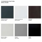 Poltrona da Esterno Moderna in Metallo Verniciato e Tessuto Made in Italy - Olma Viadurini