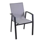 Poltrona da Esterno Realizzata in Alluminio e Textilene - Mappa Viadurini