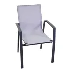 Poltrona da Esterno Realizzata in Alluminio e Textilene - Mappa Viadurini