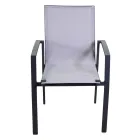 Poltrona da Esterno Realizzata in Alluminio e Textilene - Mappa Viadurini