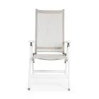 Poltrona da Esterno Reclinabile con Struttura in Alluminio, Homemotion - Ursula Viadurini