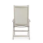 Poltrona da Esterno Reclinabile con Struttura in Alluminio, Homemotion - Ursula Viadurini