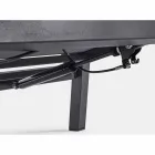 Poltrona da Esterno Reclinabile in Tessuto e Alluminio, 2 Pezzi - Nathy Viadurini