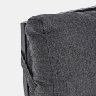 Poltrona da Esterno Reclinabile in Tessuto e Alluminio, 2 Pezzi - Nathy Viadurini