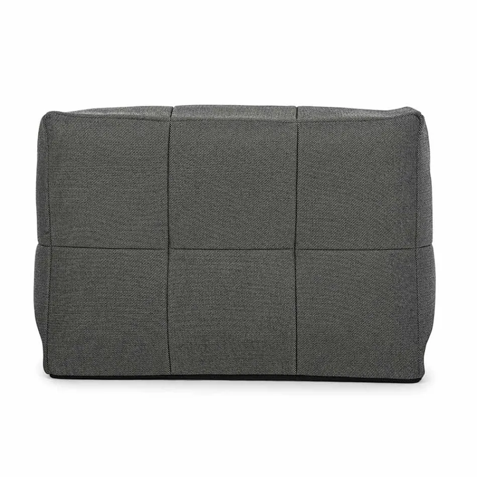 Poltrona da Esterno Rivestita in Tessuto Sfoderabile, Homemotion - Lydia Viadurini